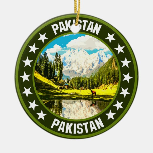 Pakistan                                           ceramic ornament (Front)