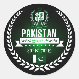 Pakistan Classic Round Sticker