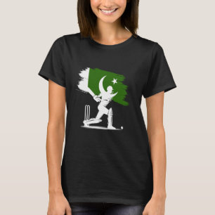 Pakistan Cricket Jersey 2024 Cricket Flag of Pakis T-Shirt