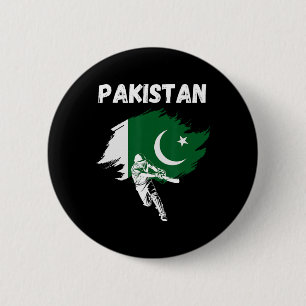 Pakistan Cricket Jersey Cricket Flag Of Pakistan 6 Cm Round Badge