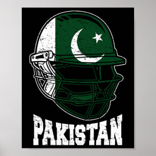 Pakistan Cricket T Shirt Jersey Kit Gift Pakistani Poster