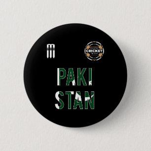 Pakistan Cricket T Shirt Pakistani National Fans J 6 Cm Round Badge