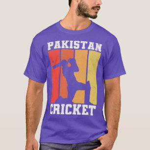 Pakistan Cricket Vintage Retro Cricket Sport Fans T-Shirt