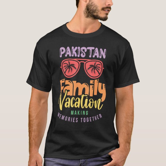 Pakistan Family Vacation Matching Outfit T-Shirt (Front)
