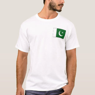 Pakistan Flag and Map T-Shirt