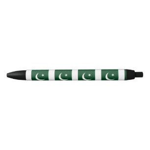Pakistan Flag Black Ink Pen