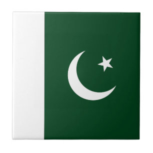 Pakistan Flag Ceramic Tile