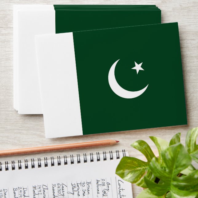 Pakistan flag envelope (Stacked)