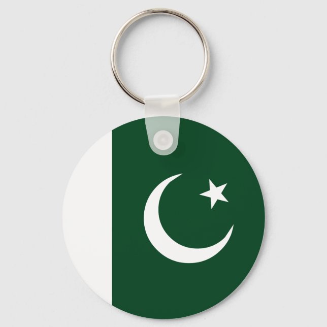Pakistan Flag Key Ring (Front)