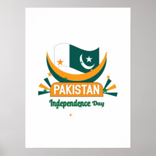 Pakistan Flag Pakistan Independence Day Poster