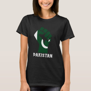 Pakistan Flag Pakistani Pride Handfist Pakistani R T-Shirt