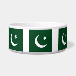 Pakistan Flag Pet Bowl