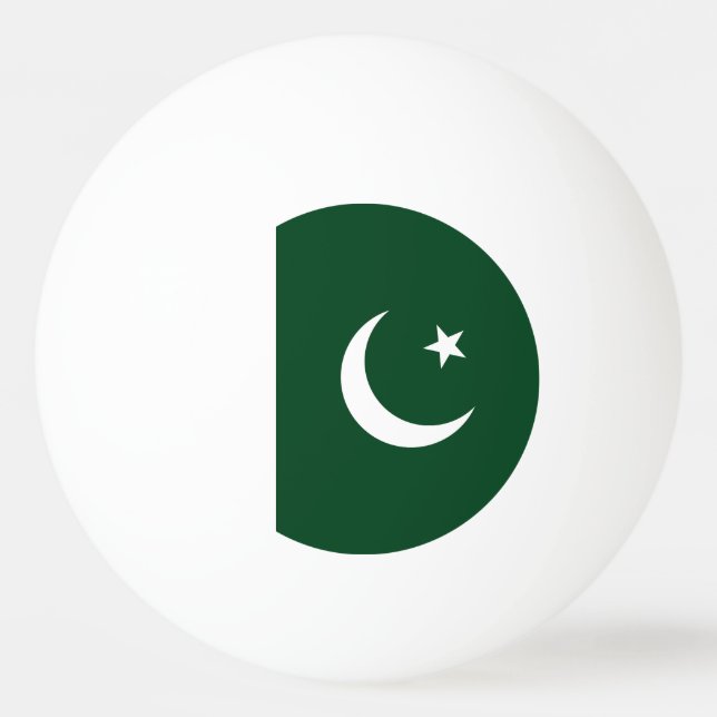 Pakistan Flag Ping Pong Ball (Front)