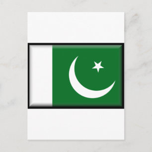 Pakistan Flag Postcard
