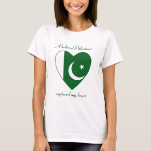 Pakistan Flag Sweetheart T-Shirt