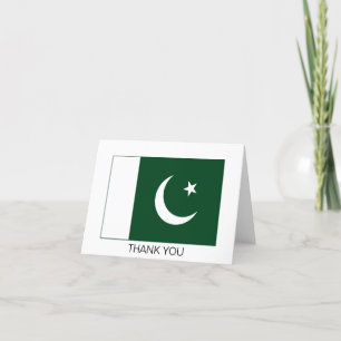 Pakistan Flag Thank You Card
