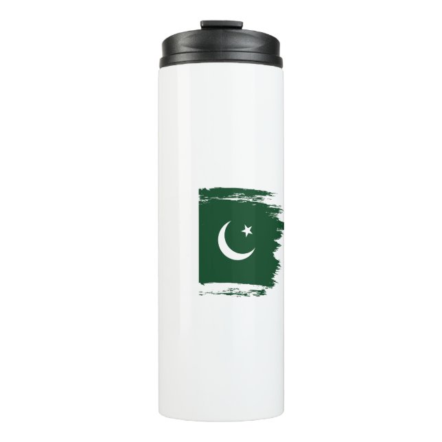Pakistan flag thermal tumbler (Front)