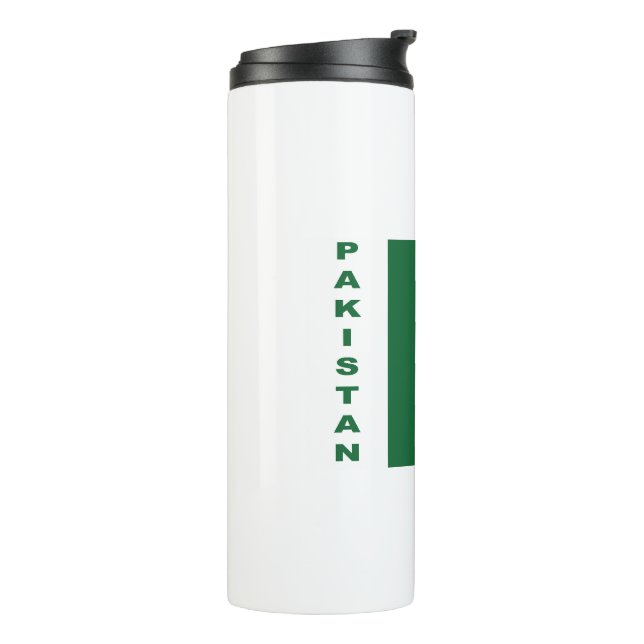 Pakistan Flag  Thermal Tumbler (Rotated Left)