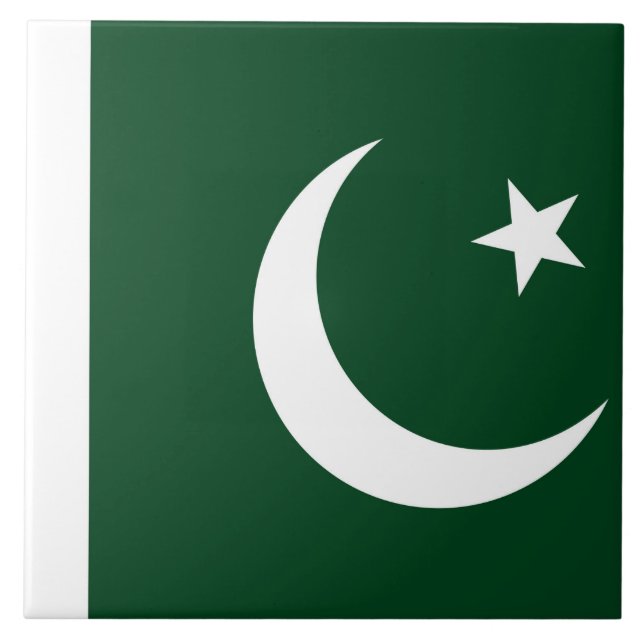 Pakistan Flag Tile (Front)