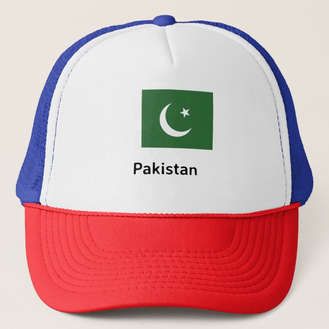 Pakistan Flag Trucker Hat (Front)