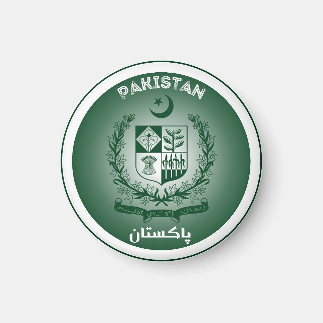 Pakistan Heritage Emblem Magnet (Front)