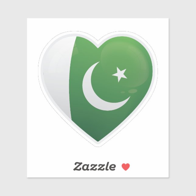 Pakistan  Love Flag (Sheet)