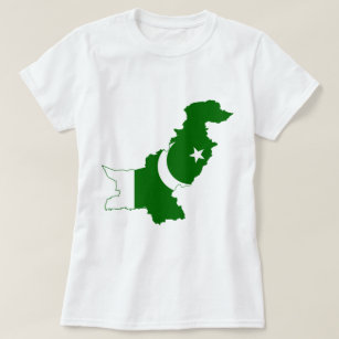 Pakistan Map Flag T-Shirt