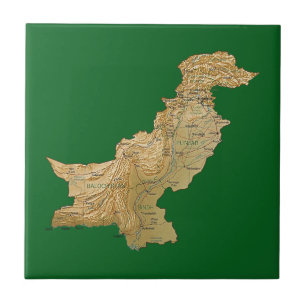 Pakistan Map Tile