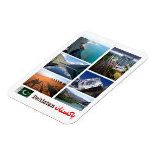 Pakistan - Mosaic - Magnet