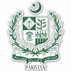 Pakistan National Coat Of Arms Patriotic