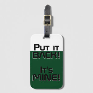 Pakistan National Flag Funny Patriotic Luggage Tag