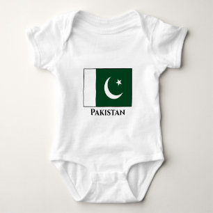 Pakistan (Pakistani) Flag Baby Bodysuit