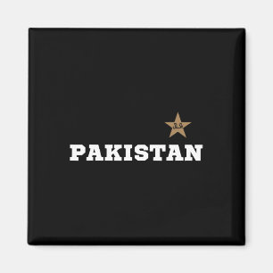 Pakistan Pakistani Flag Star Cricket Men's Womens Magnet