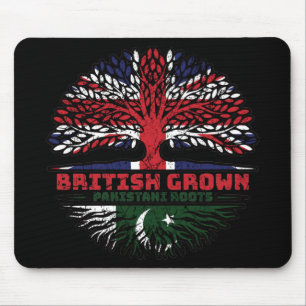 Pakistan Pakistani Uk United Kingdom British Tree Mouse Pad