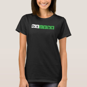 Pakistan Periodic Table Elements Chemistry Cool Pa T-Shirt