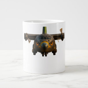 Pakistani air craft c130h large coffee mug