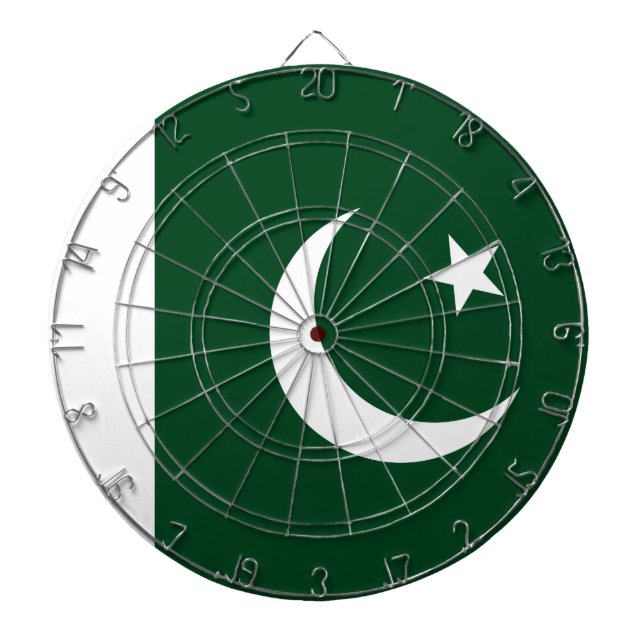 Pakistani Flag Dartboard (Front)