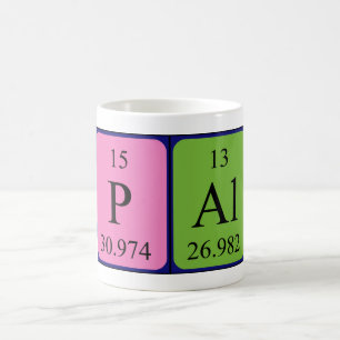 Pál periodic table name mug