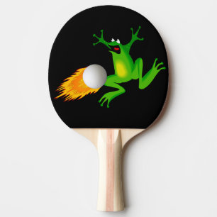 Pala de Ping Pong Rana, green surprised Paddle