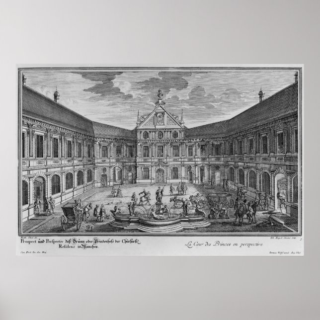 Palace at Munich, Germany Poster (Front)