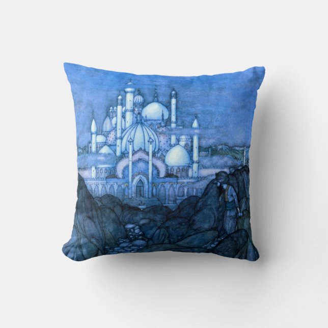 Palace Edmun Dulac Architecture Arabian Nights Cushion (Front)