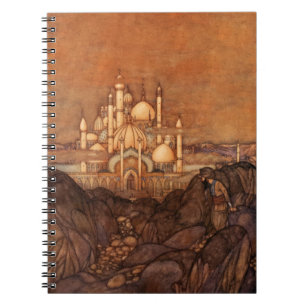 Palace Edmun Dulac Architecture Arabian Nights Notebook