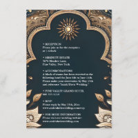 Palace Hindi Henna Mehndi Indian Style Wedding