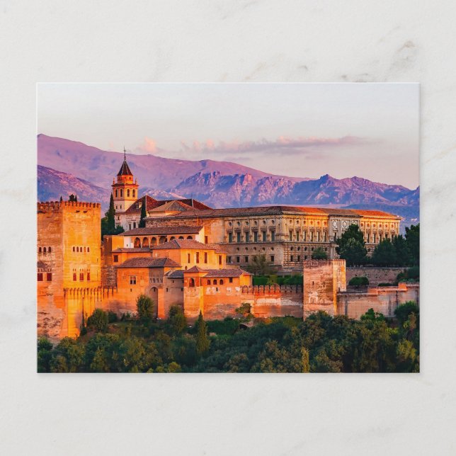 Palace in the Mountains Postcard (Front)