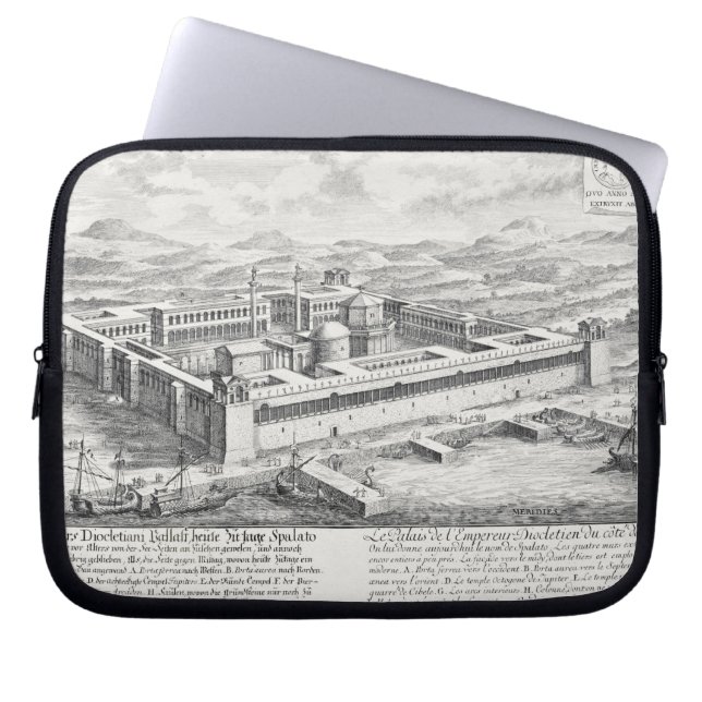 Palace of Diocletian (245-313), Split, Yugoslavia, Laptop Sleeve (Front)