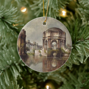 Palace of Fine Arts Lagoon Customisable Ceramic Ornament