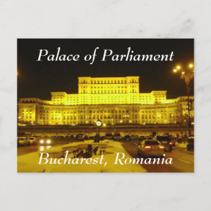 Palace of Parliament, Bucharest, Romania Postcard