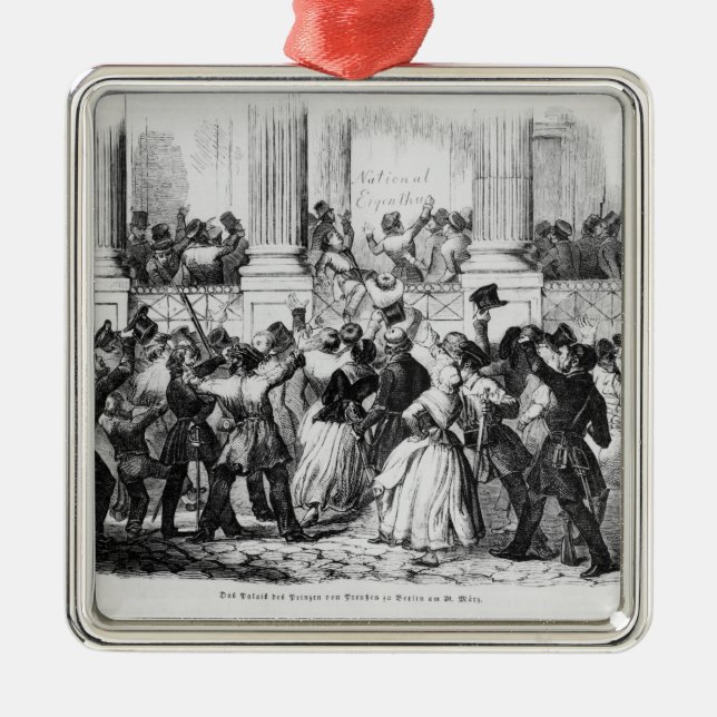 Palace of the Princes of Prussia in Berlin Metal Ornament (Front)