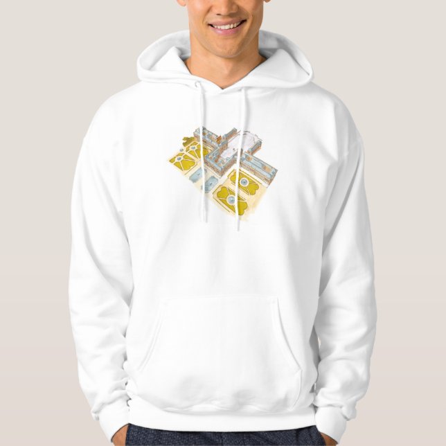 Palace of Versailles. France Hoodie (Front)