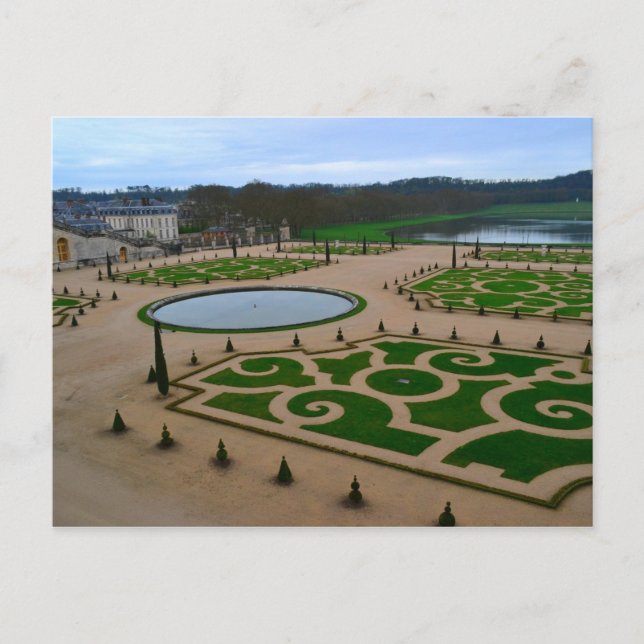 Palace of Versailles Garden in the Île-de-France r Postcard (Front)